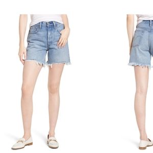 Levi's button fly shorts